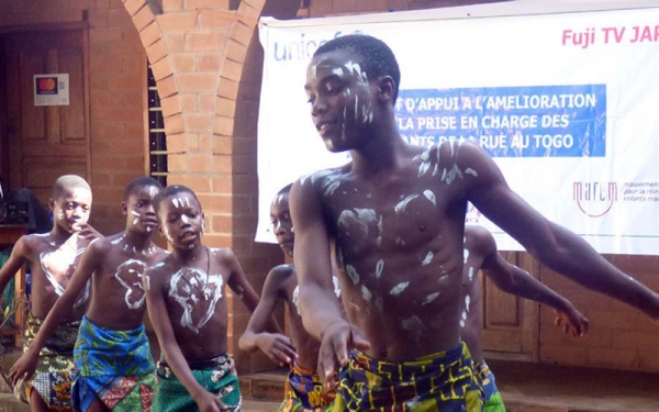 L’UNICEF appuie les activités socio-éducatives, sportives et la prise en charge médicale des enfants en situation de rue